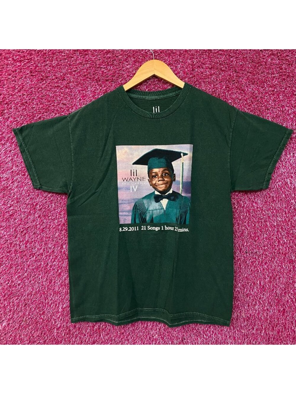 Lil Wayne Tha Carter IV Album T-Shirt Large
